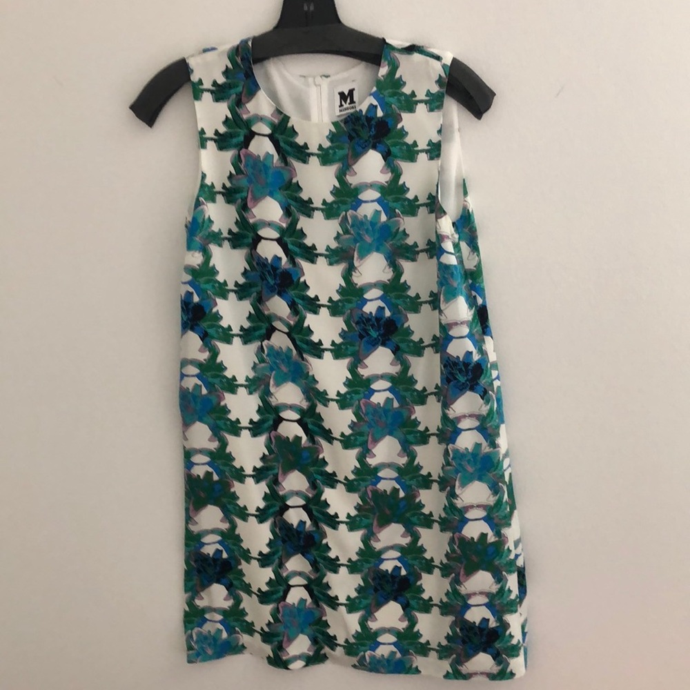 M Missoni Floral Mini Shift Dress - Size 40